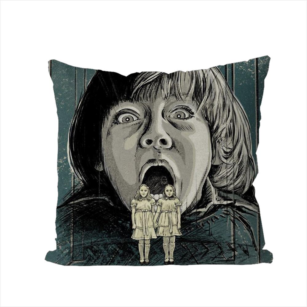 Movie The SShining Pillow Case For Car Sofa Decorative Home Doublesided Print Plush Square Throw Pillow Cushion Cover