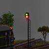 Light Railway Signal Light Railway Red Signal Wired