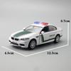 Alloy M5 Car Model 136 Scale Police Emergency Vehicle For Kids Collectors