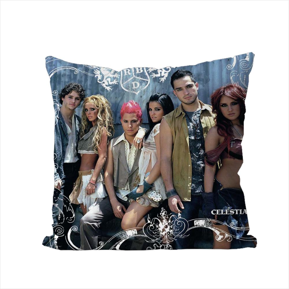 Band RBD Autumn Pillow Case For Car Sofa Decorative Home Doublesided Print Plush Square Throw Pillow Cushion Cover