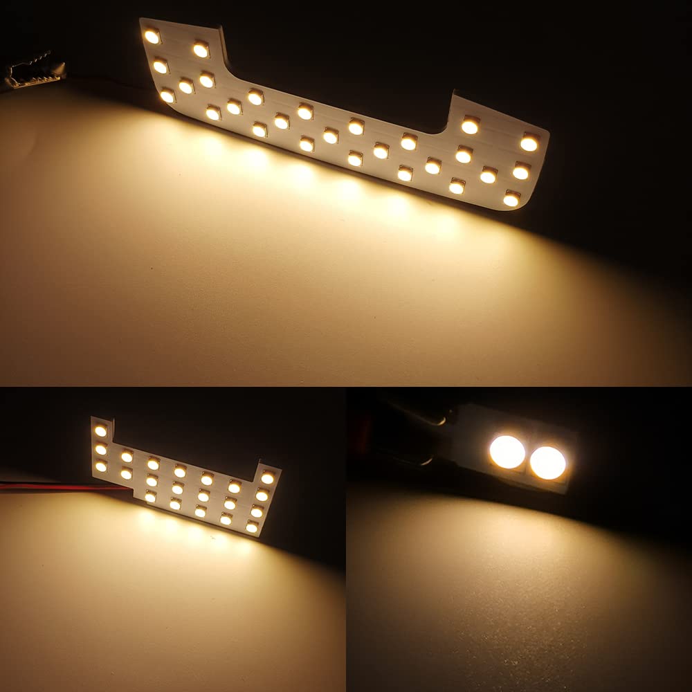 Catland LED Room Lamp Set for Suzuki Jimny JB64W / Jimny Sierra JB74W (Warm White 4300K, Front/Second Map/Luggage, Vehicle-Specific)