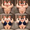 Cute Pig Soft Doll With Sunglasses Plush Design Great For Collect And Gift