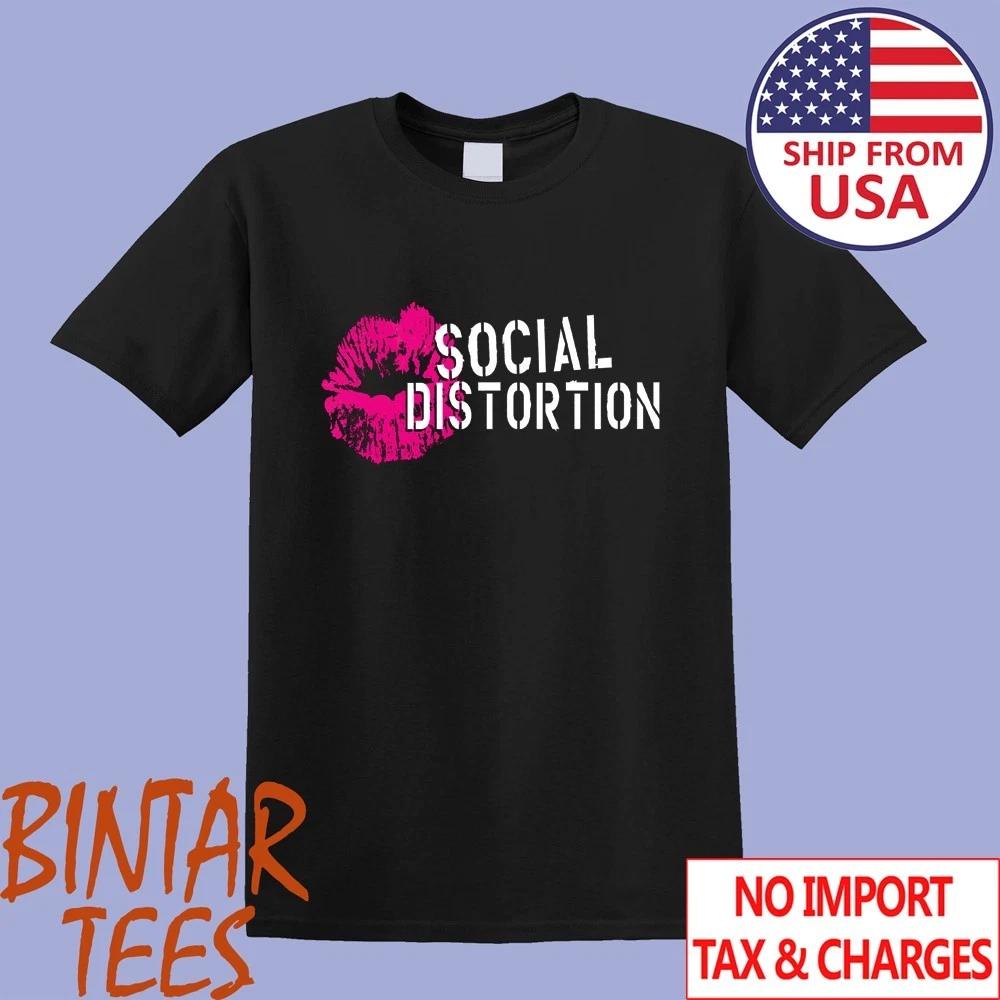 Social DIstortion Kiss Men s Black Size S to 5XL S