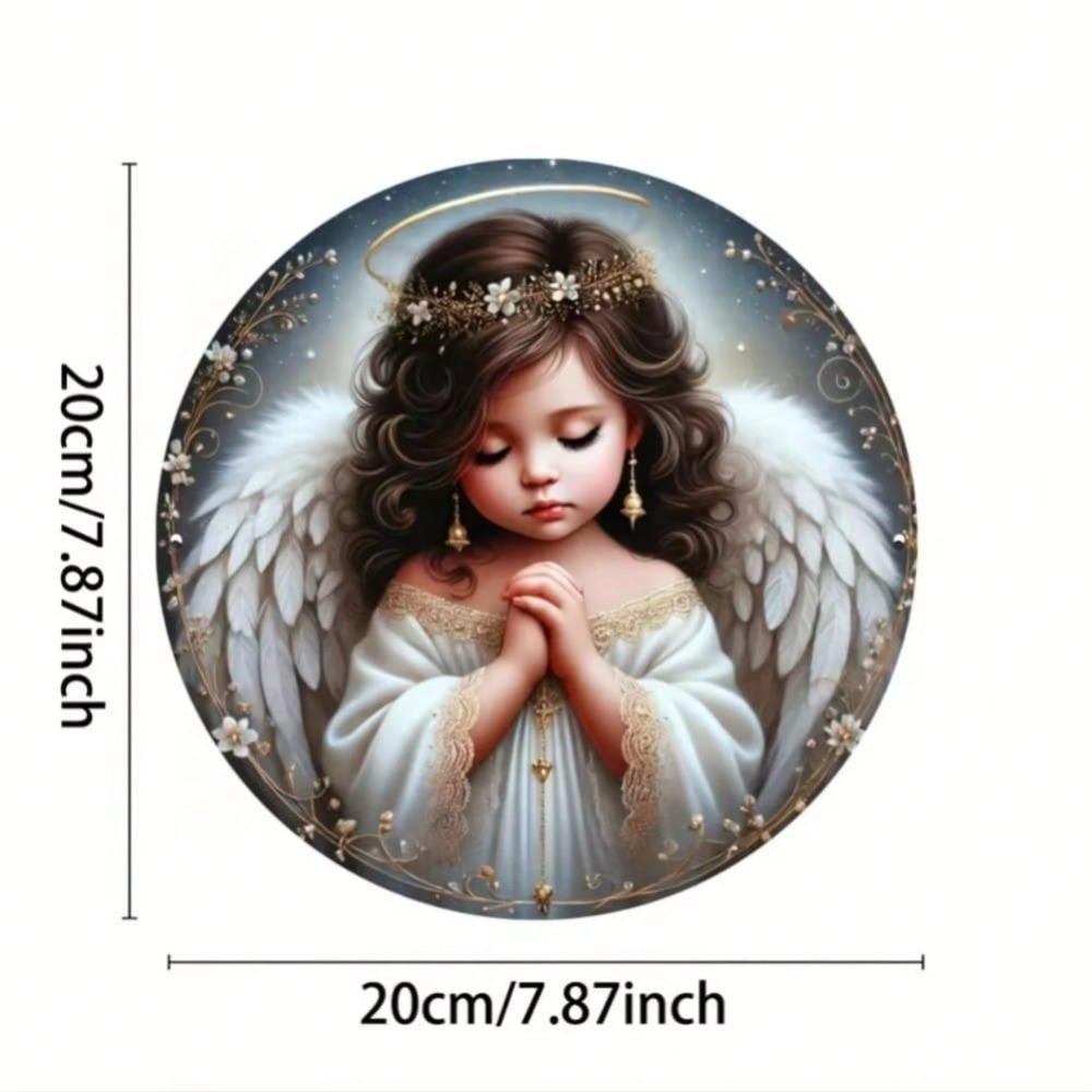 

Vintage Iron Angel Wings Wall Art Indoor Outdoor Decor Gift 20x20