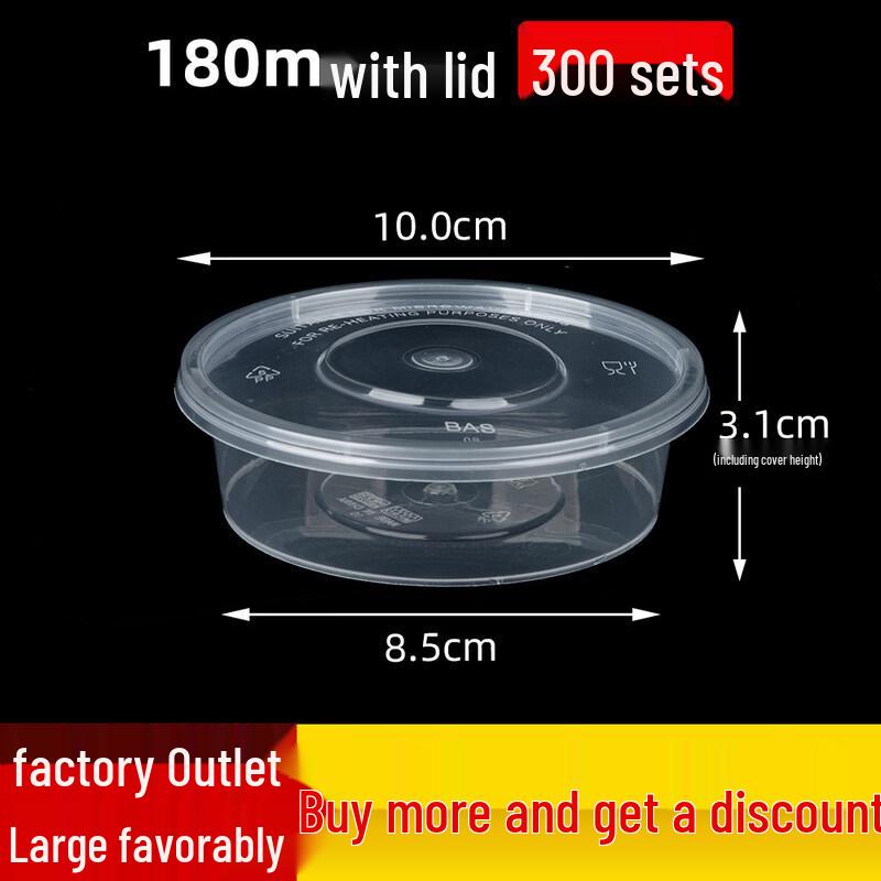 

Disposable Round Plastic Food Containers