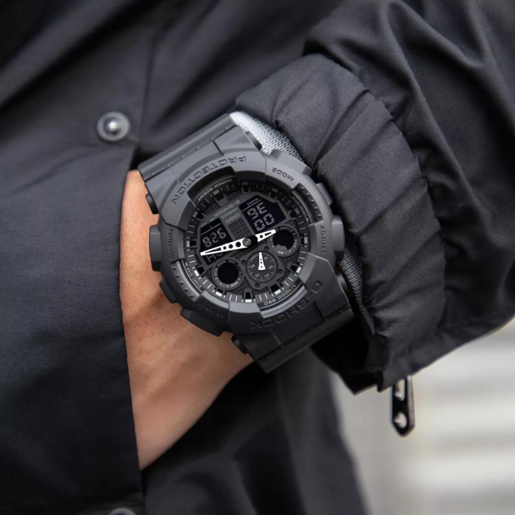 MEN'S WATCH CASIO G-SHOCK GA-100-1A1ER (zd135a) + BOX