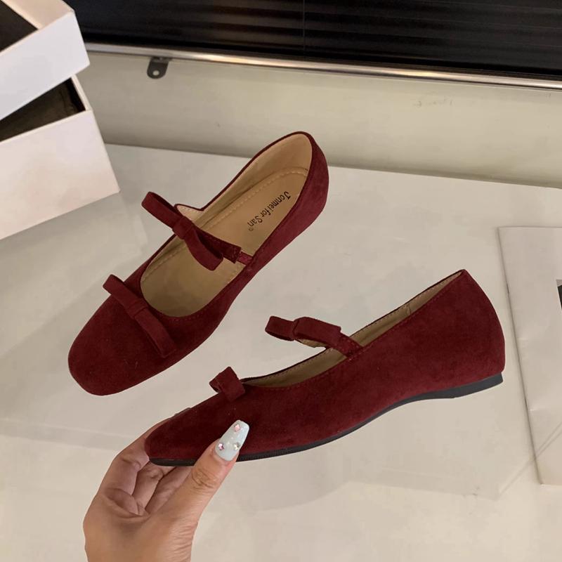 Fashion SUOJIALUN 2025 Autumn New Brand Women Flat Shoes Fashion Bow-knot Round Toe Ladies Mary Jane Shoes Soft Flat Heel Boat Shoes