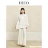 HECO New Chinese Style Acetate Beaded Embroidery Commuter Shirt