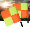Non-slip 2×Deluxe Referee Flags Set Football Rugby Hockey Training Referee Flags