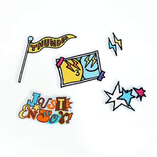 2024 ATEEZ THUNDER POP-UP Wappen Set