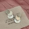 Round Disc Stud Earrings for Women: Cool, Versatile, Hip Hop Style