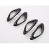 For BYD Seal Atto 4 EV   Carbon Fiber Style Inner Door Handle Cover Catch Bowl Trim Ert Bezel Frame Garnish