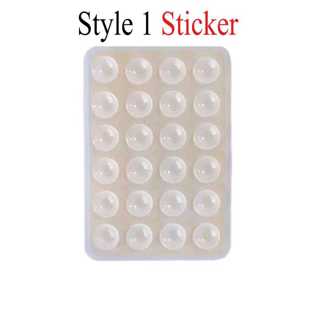Sticker/Double-sided Suction Cup Adhesive Silicone Suction Pad Bracket Multifunction Rubber Sucker Pad Durable Mobile Phone