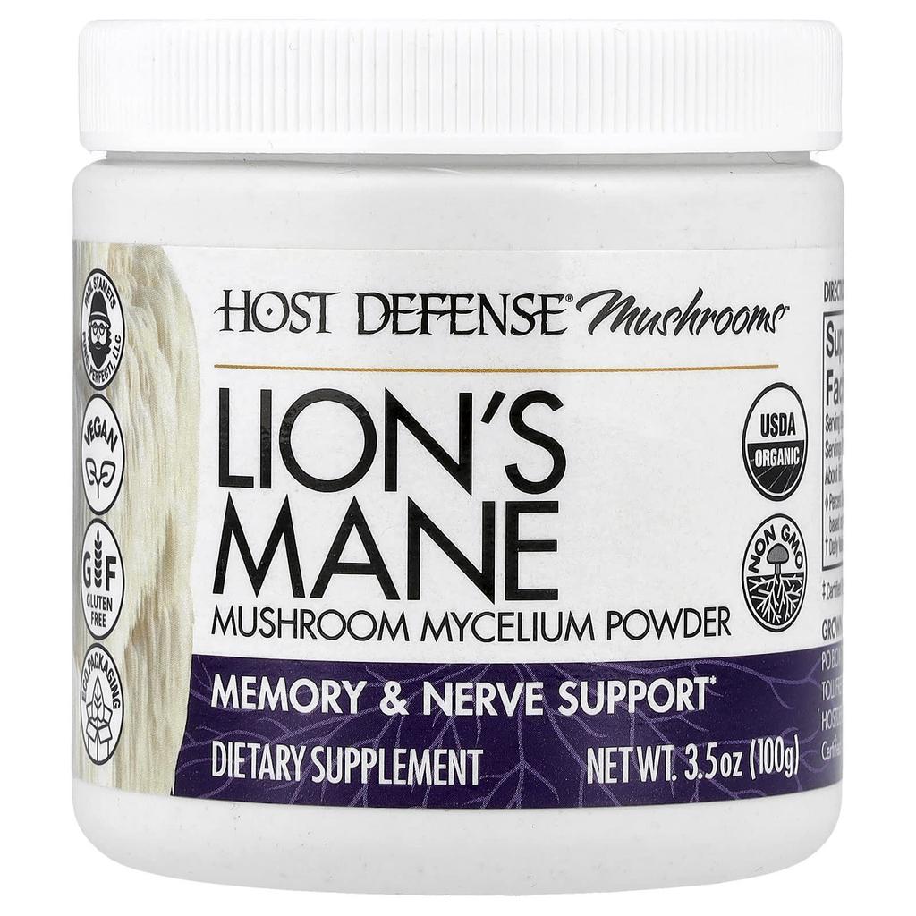 Host Defense® Mushrooms™, Deer Antler, Mycelia Powder, 100G (3.5Oz)