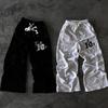 LUXEON Y2K Nowe Spodnie Dresowe Streetwear Męskie Damskie Joggersy Harajuku Hip Hop Haft z Literami Graficzny Luźne Spodnie Goth Codzienne Spodnie