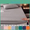 Thick Protector Mattress Cover Bed Quilted Fitted Bed Sheet Solid Color Bedding Queen King Nonslip Sheet Dust Cover Thicken Sheets No Pillowcase