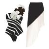New Space Layer One-piece Swimsuit Female Swimsuit Chiffon Oblique Skirt