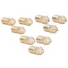 3PCS 3D Printer Extruder Nozzle M6 Brass High Speed Print Extruder Nozzle для Ender 3 V3 SE