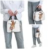Sac à lunch isotherme girafe pour femmes, glacière de bureau, boîte alimentaire thermique, sac fourre-tout, contenant de boîtes à lunch étanche