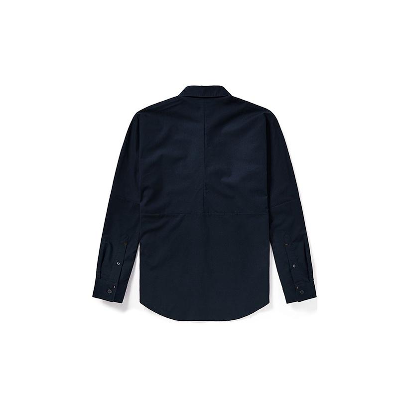 Timberland Casual Long Sleeve Shirt Men Shirts Deep-Navy A2ENQ-Z16