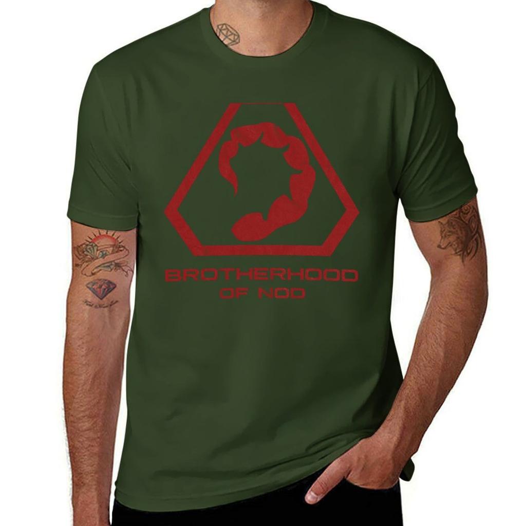 Brotherhood Of Nod Logo Inspired By Comunisexd And Conquer Tshirt Heavyweights Boys Animal Print Quickdrying Unisexs T Shirts Pack