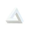Funny Geometric Optical Illusion Triangle Optical Paradox Craft Decor  for Science Enthusiasts
