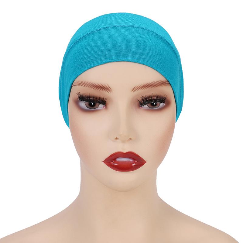Women Soft Cotton Under Scarf Cap Turban Ready Wear Hijab Cap Female Headscarf Bonnet Hijabs Head Wraps For Women