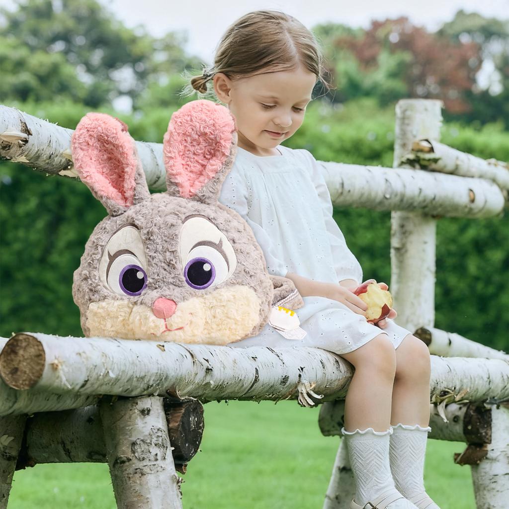 Plush Doll Backpack Big Head Doll Bag Creative And Cute Children's Storage Backpack