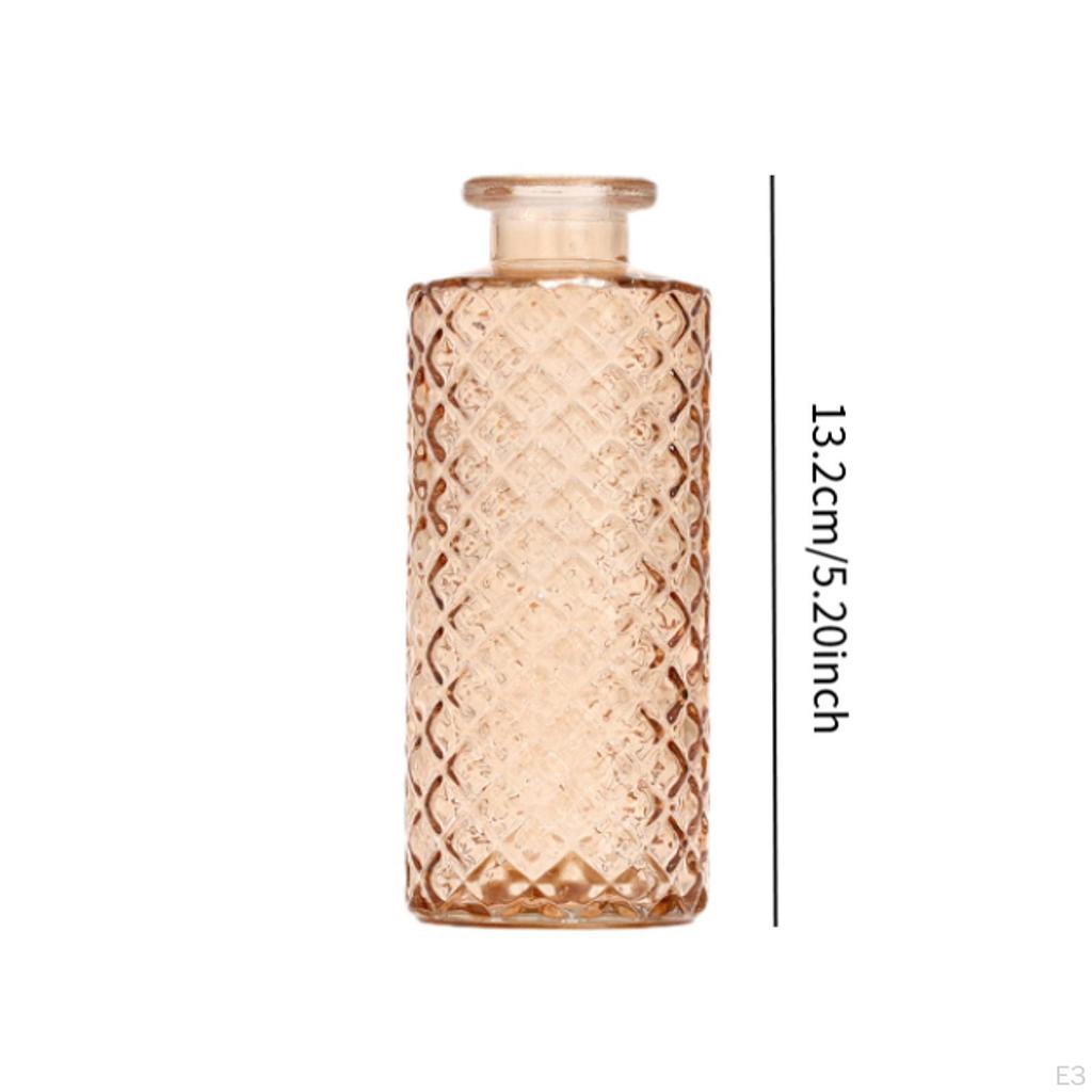 6 Glass Vases for Flowers, Mini Containers Arrangements, Table Decoration Interiors