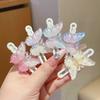 Ice-Transparent Polka Dot Butterfly Hair Clip - Cute Side Clip for Bangs