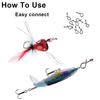 Stainless Steel Fly Fishing Snap Connect Connect Snap for Flies Hook  Sea Fish