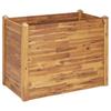 Raised Garden Bed 110 X 60 X 84 Cm Solid Acacia Wood