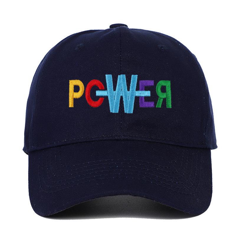 Trendy Colorful Letters Embroidered Cotton Baseball Cap - Unisex Retro Distressed Sports Hat