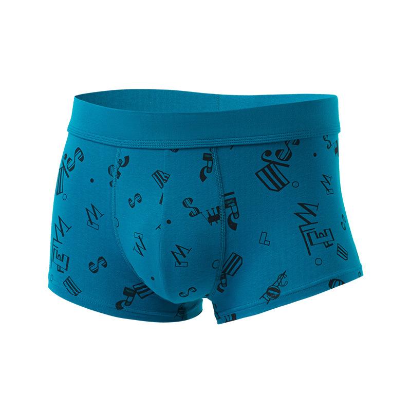 Herren Trendy Baumwoll-Boxershorts - Bedruckte Sporthosen