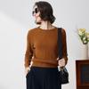 Komomboka Women's Round Neck Cashmere Sweater