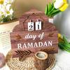 Ramadan Advent Calendar Party Decoration Eid Mubarak Muslim Eid Al Fitr Table Countdown Calendar Islamic Festival Gifts
