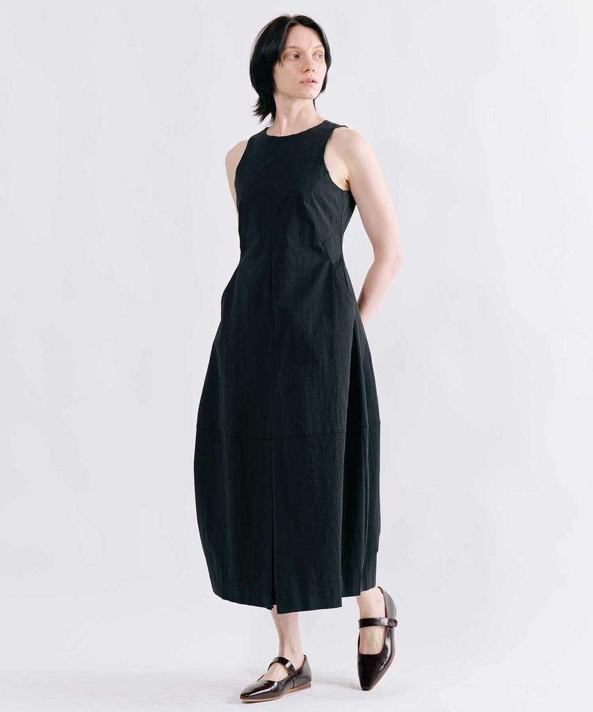 Smith Armor Abella Sleeveless Balloon Long Dress_Black