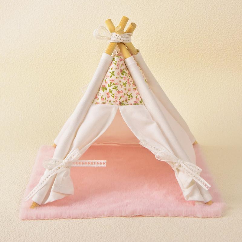 

1:12 миниатюрных имитационных предметов мебели холст вигвам для кукольного домика BJD Ob11 миниатюрная мебель аксессуары детские игрушки розовый