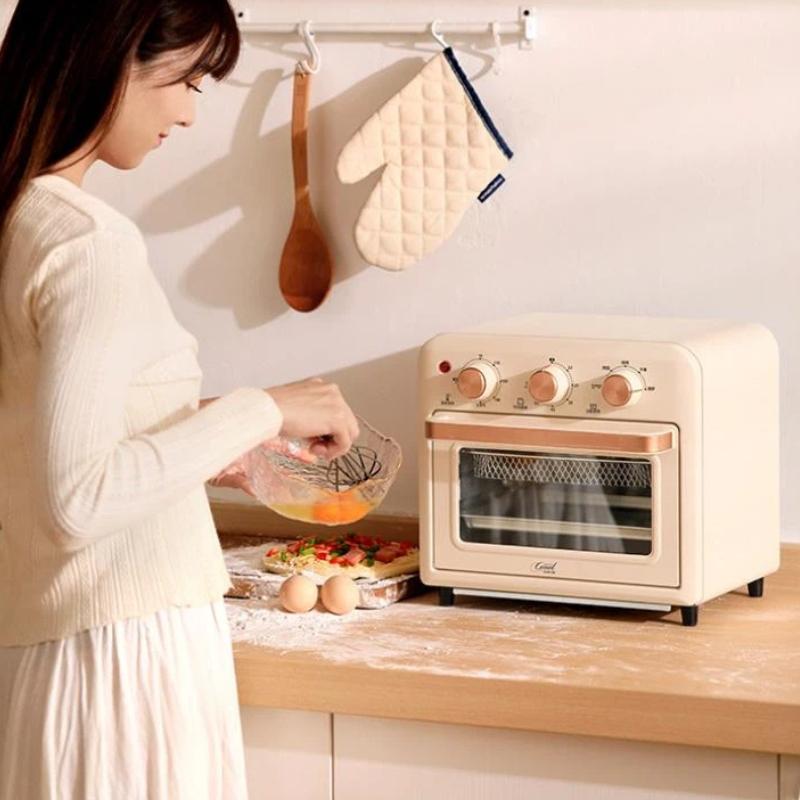 Multifunctional Oven, 13L Compact Electric Oven and Toaster in One, Fully Automatic Household Baking Appliance