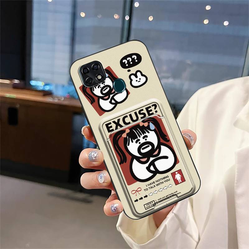 Soft Case Graffiti Phone Case For ZTE Blade 20 Anti-dust Shockproof Card Sleeve Fashion Design Protective Cute Cartoon