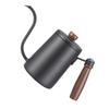 Hand Drip Coffee Kettle Wooden Handle Gooseneck 304 Stainless Steel Pour Over Kettle Black