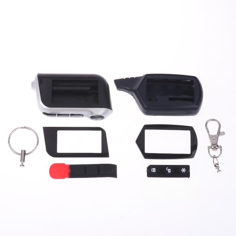 1 Set For Russian Starline A91 A61 B9 B6 Lcd Remote Control Two Way Car Alarm System Key Shell Body Cover Keychain Case