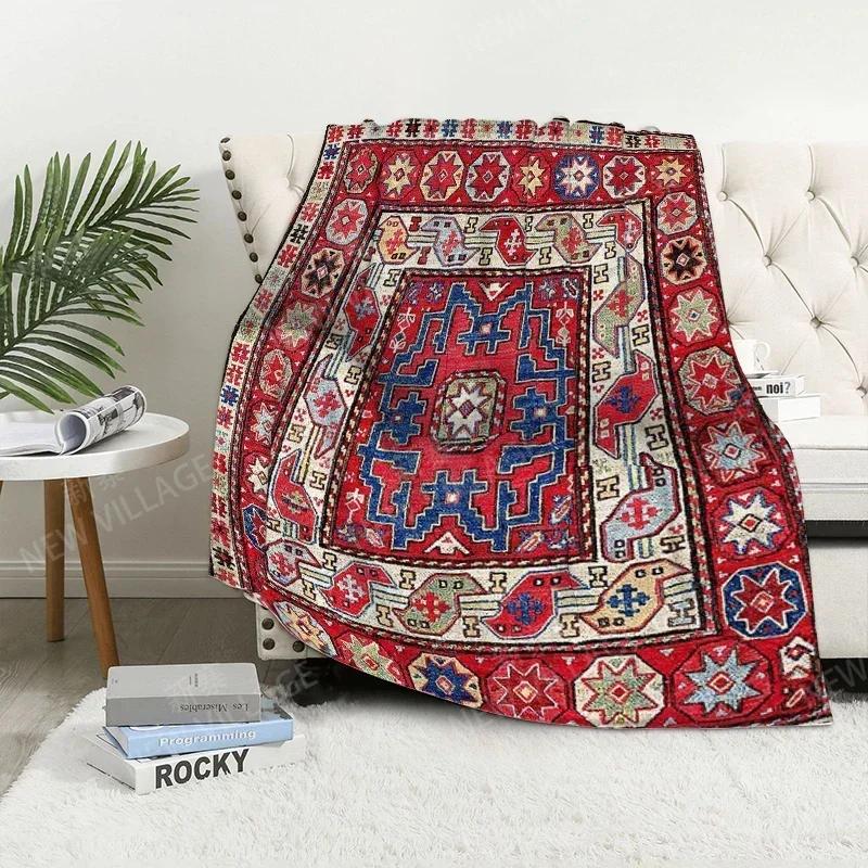 Plaid sofa for Knee blankets warm winter bed cover throw blanket Decor boho warm fleece Nordic Vintage Moroccan Soft and hairy