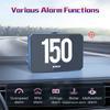 P16 LCD Gauge OBD2 Head Up Display Turbo Boost Oil Pressure Oil Temperature Fuel Consumption Car Speed Gauge