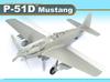 PLATZ DR3201 WWII US Army Mustang Plastic Model 1/32 P-51D