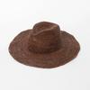 202205-hh5004A ins chic summer hand weave raffia grass have wire for shaping panama fedoras cap men women leisure JAZZ hat