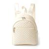 Elegant PU Leather Bag Korean Style Kids Mini Bag Fashion Triangular Stripes Backpack  Students