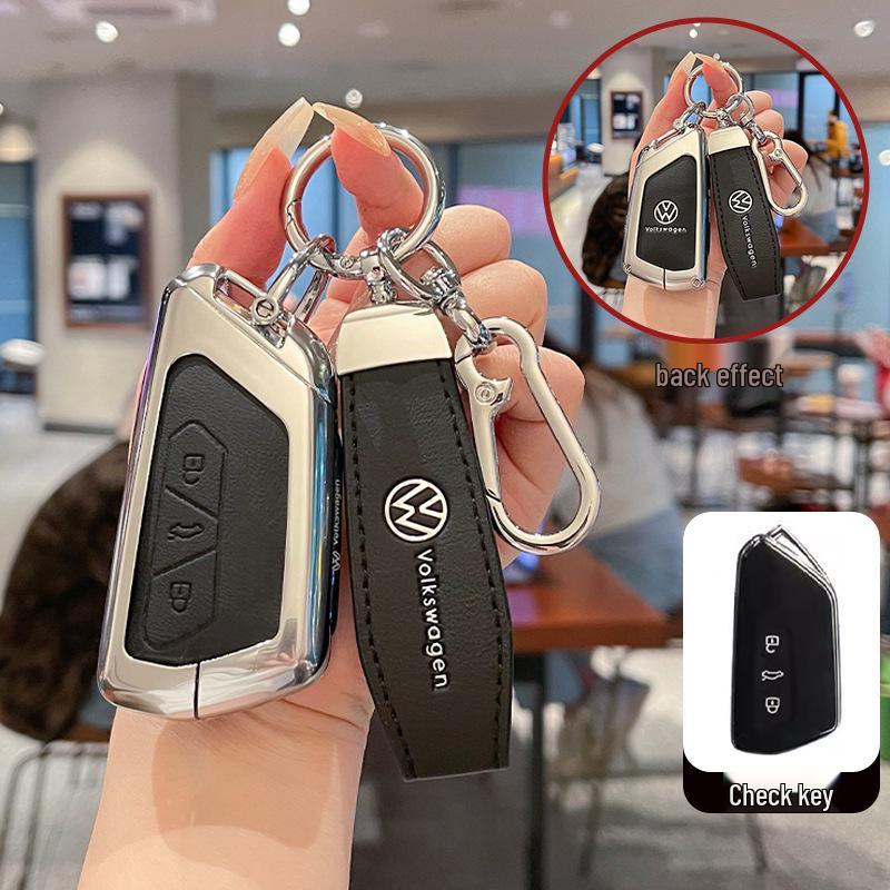 Compatible Key Case for Volkswagen Golf 8, ID4, Lingdu, Lanxun, ID3, Tiguan L, Passat Pro, and Touareg.