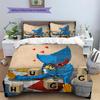 Wogi  Pattern Bedding Quilt Set  Home Decoration  Gift (1 * duvet cover + 2 * pillowcase  without core)