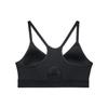 Under Armour Continuum Solid Logo Print Low Intensity Training Sports Bra Women Underwear Black 1372871-001